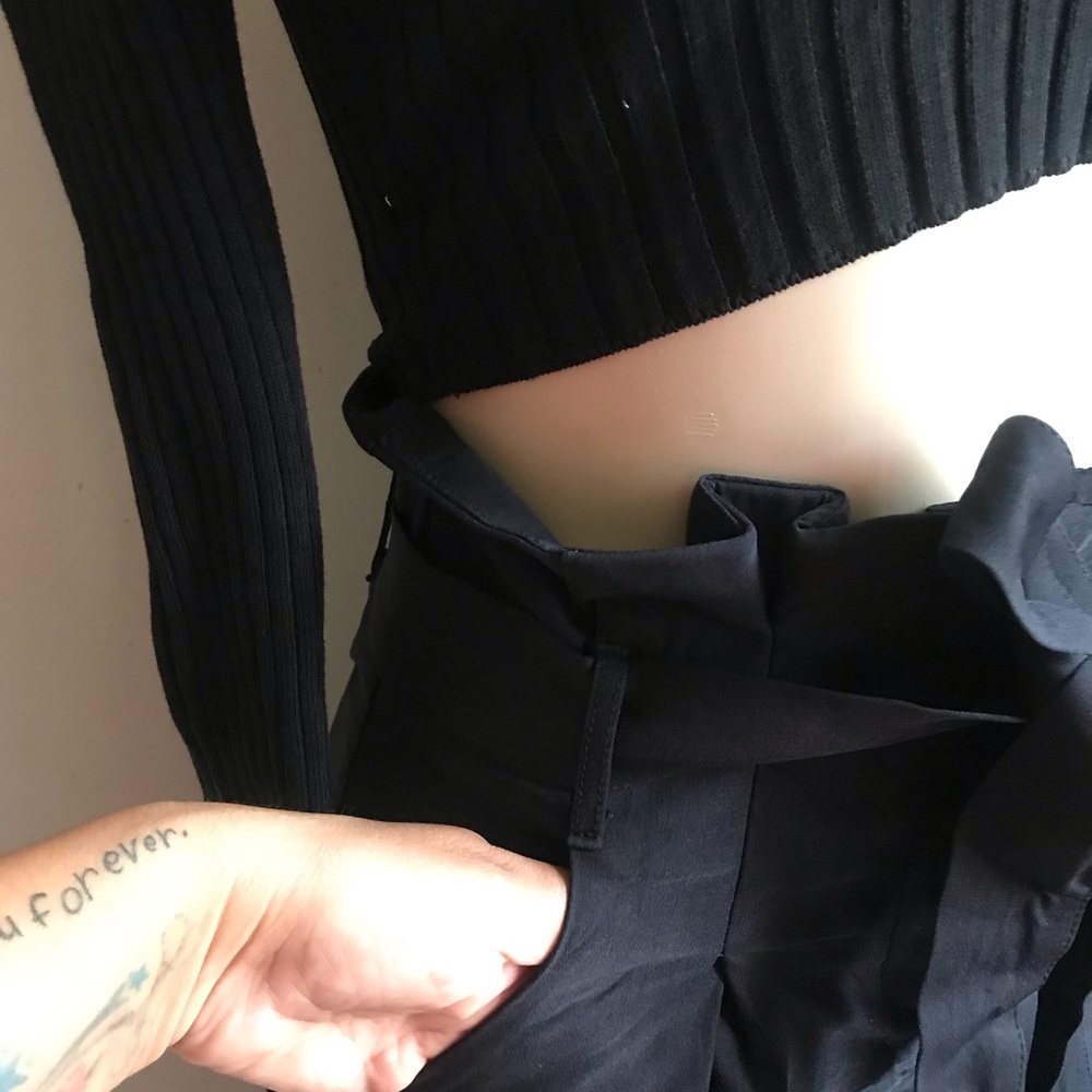 Paper top high waist pants NWT - Picture 8 of 11